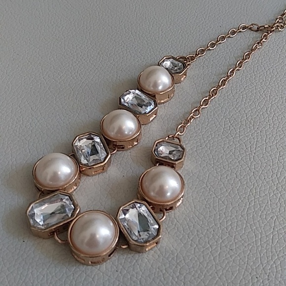 Gold Embellished Cocktail Necklace - Picture 3 of 17